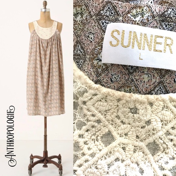 Anthropologie Dresses & Skirts - NWOT ANTHROPOLOGIE SUNNER Florid Diamonds dress